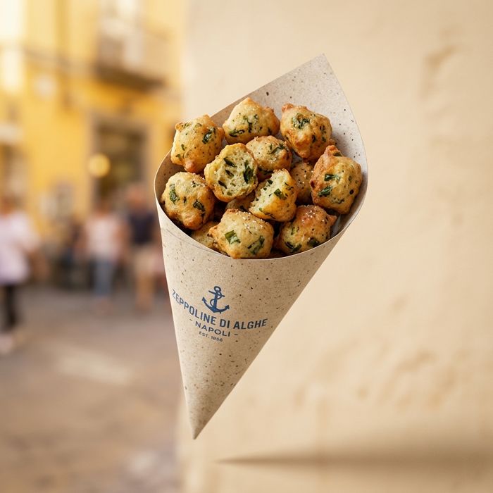 Zeppoline di alghe marine